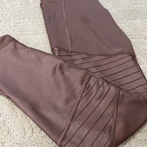INCLINATION MOTO TIGHT LEGGINGS (rose gold)